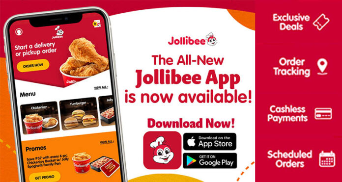 Craving for Jollibee? Order now on the new Jollibee App